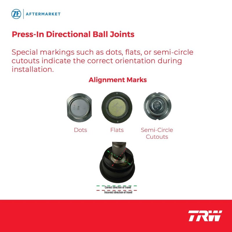 TRW Automotive JBJ941 Suspension Ball Joint for Toyota Tundra: 2004-2006 and other applications Front Left Lower - Image 4